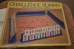 Challenge Rummy Game (Whitman, 1979) Ages 12+ Complete Set